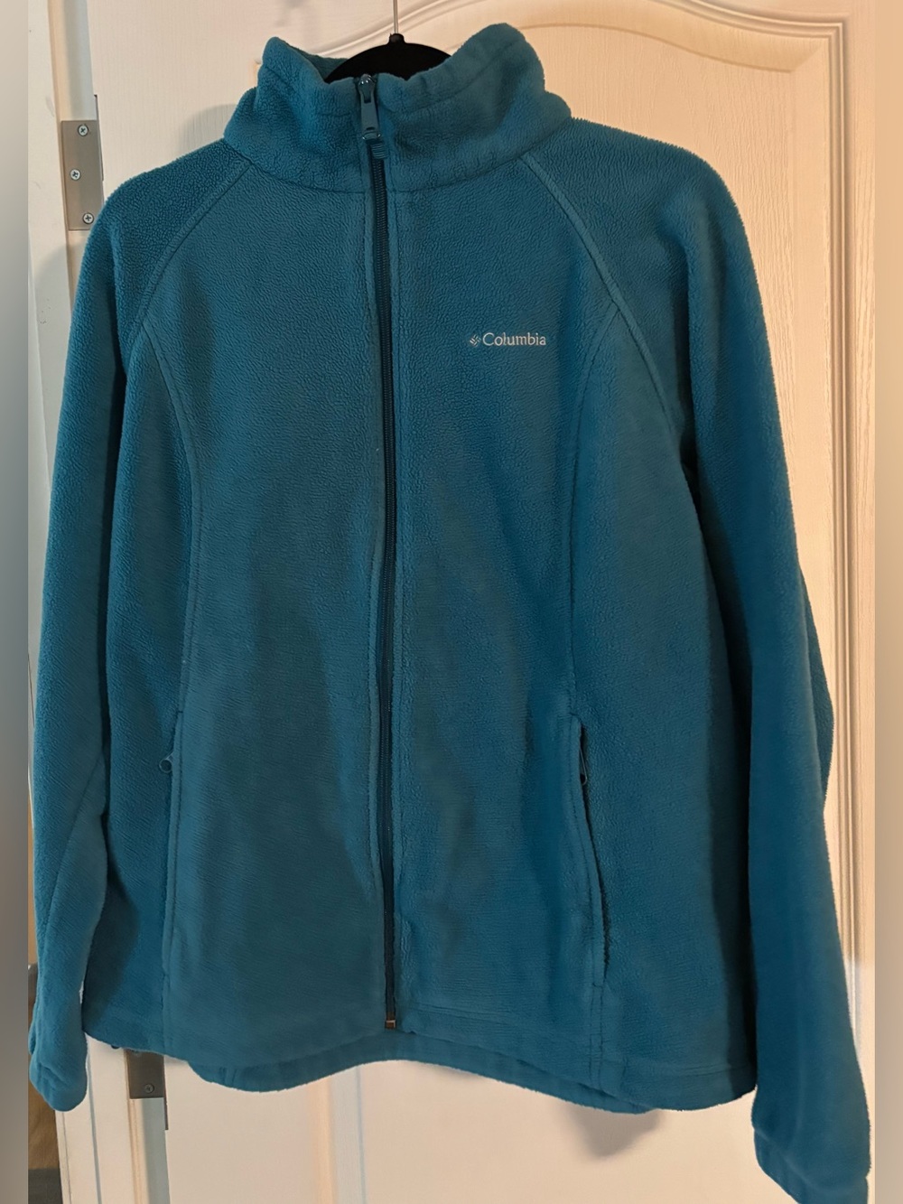 Columbia Women's Benton Springs Full Zip Fleece Jacket, Size XL GUC